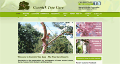Desktop Screenshot of connicktreecare.co.uk